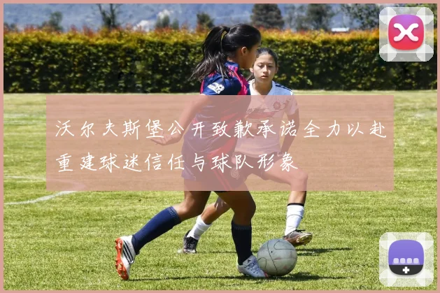沃尔夫斯堡公开致歉承诺全力以赴重建球迷信任与球队形象